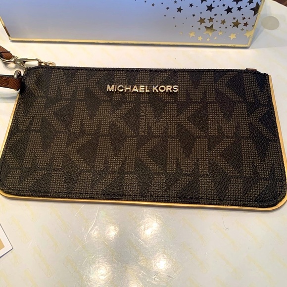 Michael Kors Specchio Jet Set Travel Wristlet NWT - Picture 8 of 11